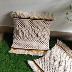 Macramè cushion cover