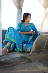 Morocco Blue Salwar Suit