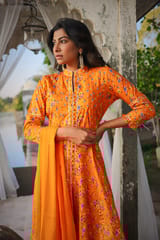 Orange 36 Kali Sharara