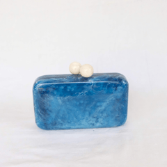 Blue Stone Clutch