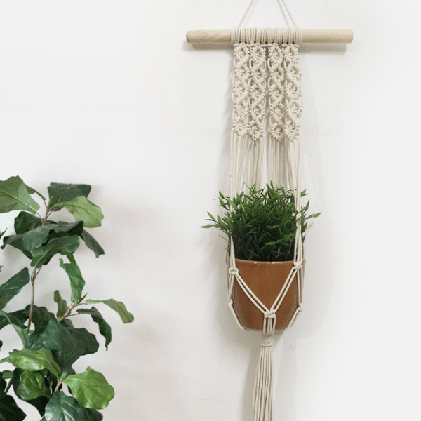 Macramé Boho Plant Hanger- Large