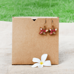 Bead Flower Earrings