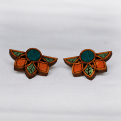 Half Lotus Earrings