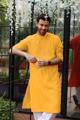 Linen Tucks Kurta