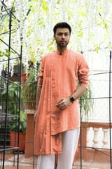 Linen Pleated Kurta