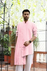 Linen Pleated Kurta