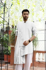 Linen Pleated Kurta