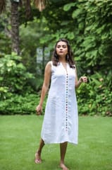 handmade button dress