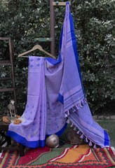 Blue and Purple Saree