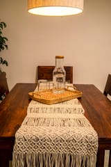 Jewel Hand-Knotted  Table Runner
