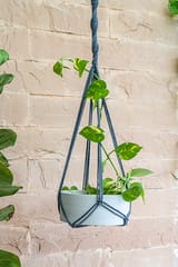 Meander Hand-Knotted Plant Hanger