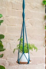 Meander Hand-Knotted Plant Hanger