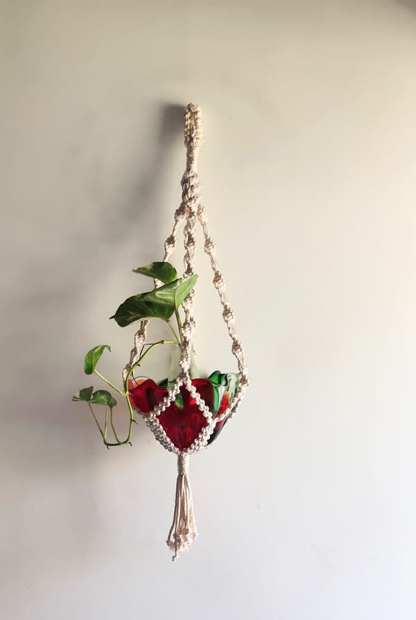 Macrame plant hanger