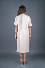 Folded Dress - Diagonal Detail - Zero Waste