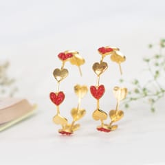 Aries Sun-sign Heart Hoops