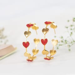 Aries Sun-sign Heart Hoops