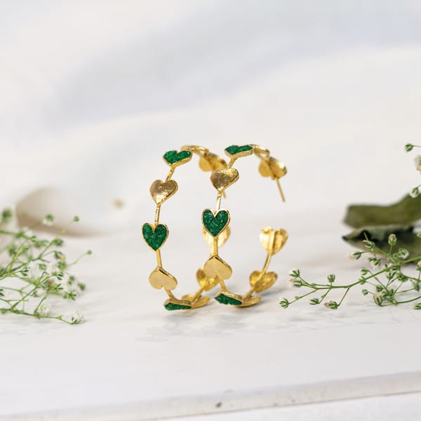 Virgo Sun-sign Heart Hoops