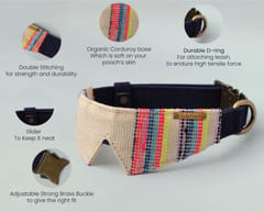 Handloom Cotton Premium Dog Collar