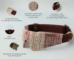 Handloom Cotton Premium Dog Collar