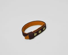 Matching Set Corduroy Dog Collar with Bond Band For Human