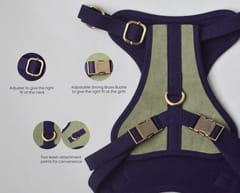 Corduroy Cotton and Canvas C Harness for Dog