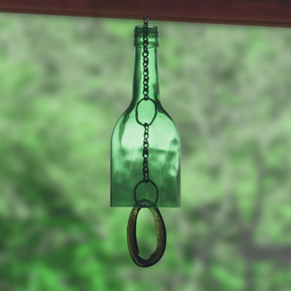 Wine Bottle Windchime