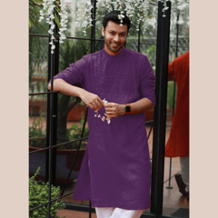 Linen Tucks Kurta