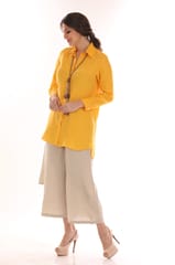 linen full sleeves long shirt