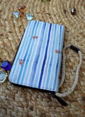 Blue Stripes Ladies Wallet