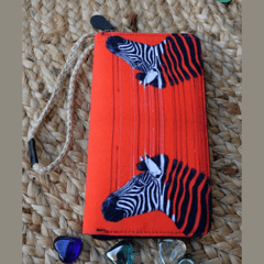 Bleeding Zebra Ladies Wallet