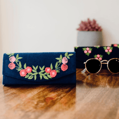 Sunglass Case - Veil of Flowers