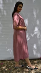 Long dress with centre flare