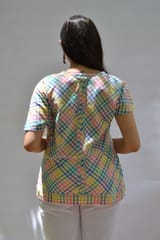 Bias, continuous sleeved Tunic