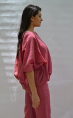 Pleated hem tunic