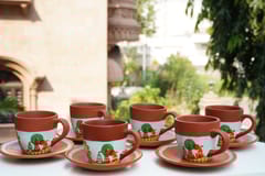 Terracotta Tea Cup Set- Make Your Chai Merrier!