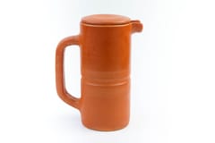 Water Rings Terracotta Jug