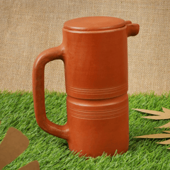 Water Rings Terracotta Jug