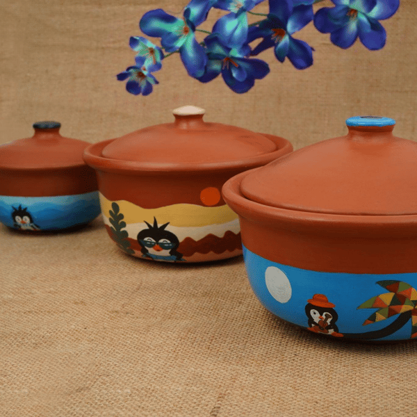 Terracotta Serving Bowl Set