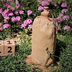 Terracotta Water Bottle with jute jacket