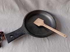 Longpi Black Pottery Skillet - Round