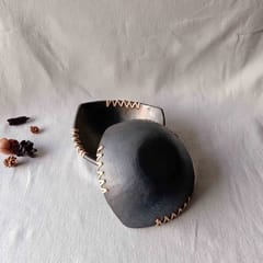 Longpi Black Pottery Serving Bowl - Set of 2