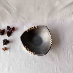 Longpi Black Pottery Serving Bowl - Set of 2