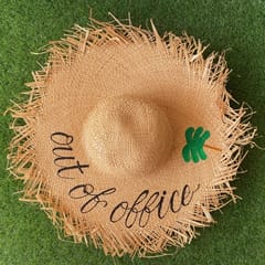 Customised Raffia hat