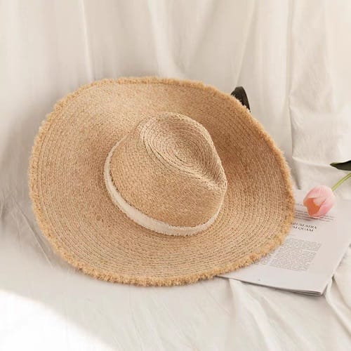 Dented Raffia Hat