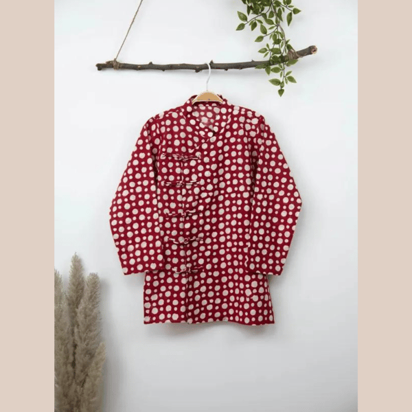 Oriental Polka Dots Kurta