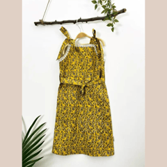 Sunshine tie-up shoulders dress