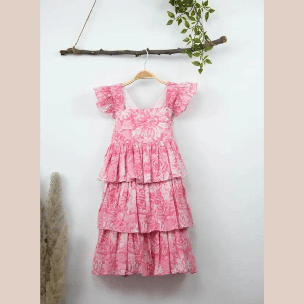 Cotton Candy tiered dress