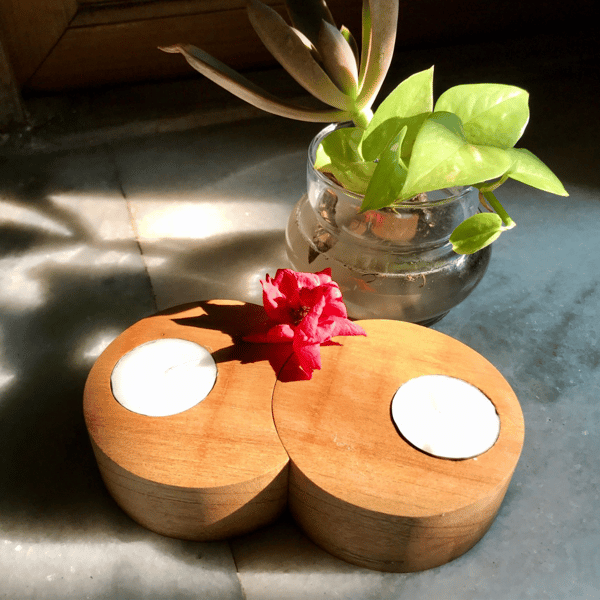 Twin Tealight Holder