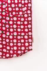 Red Polka Dots shirt & linen pants
