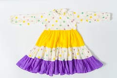 Happy Days Polka Party Tiered Dress